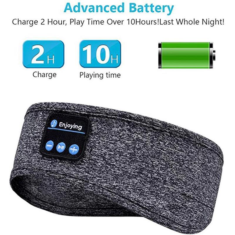 Không Dây Bluetooth Tai Nghe 5.0 Mặt Nạ Ngủ Băng Buộc Đầu Thể Thao Mềm Tai Nghe Ngủ Tai Nghe Cho Listenting Âm Nhạc Cho Trang Sức Giọt