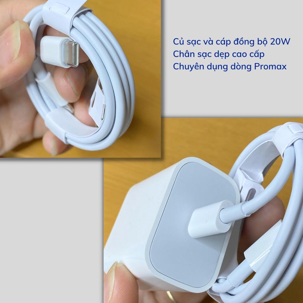 Bộ Sạc Nhanh PD 18W Nâng Cấp Lên 20W - Dồm Củ Sạc Nhanh Cổng Type Và Dây Cáp - Dùng Cho Dòng Táo Khuyết IP