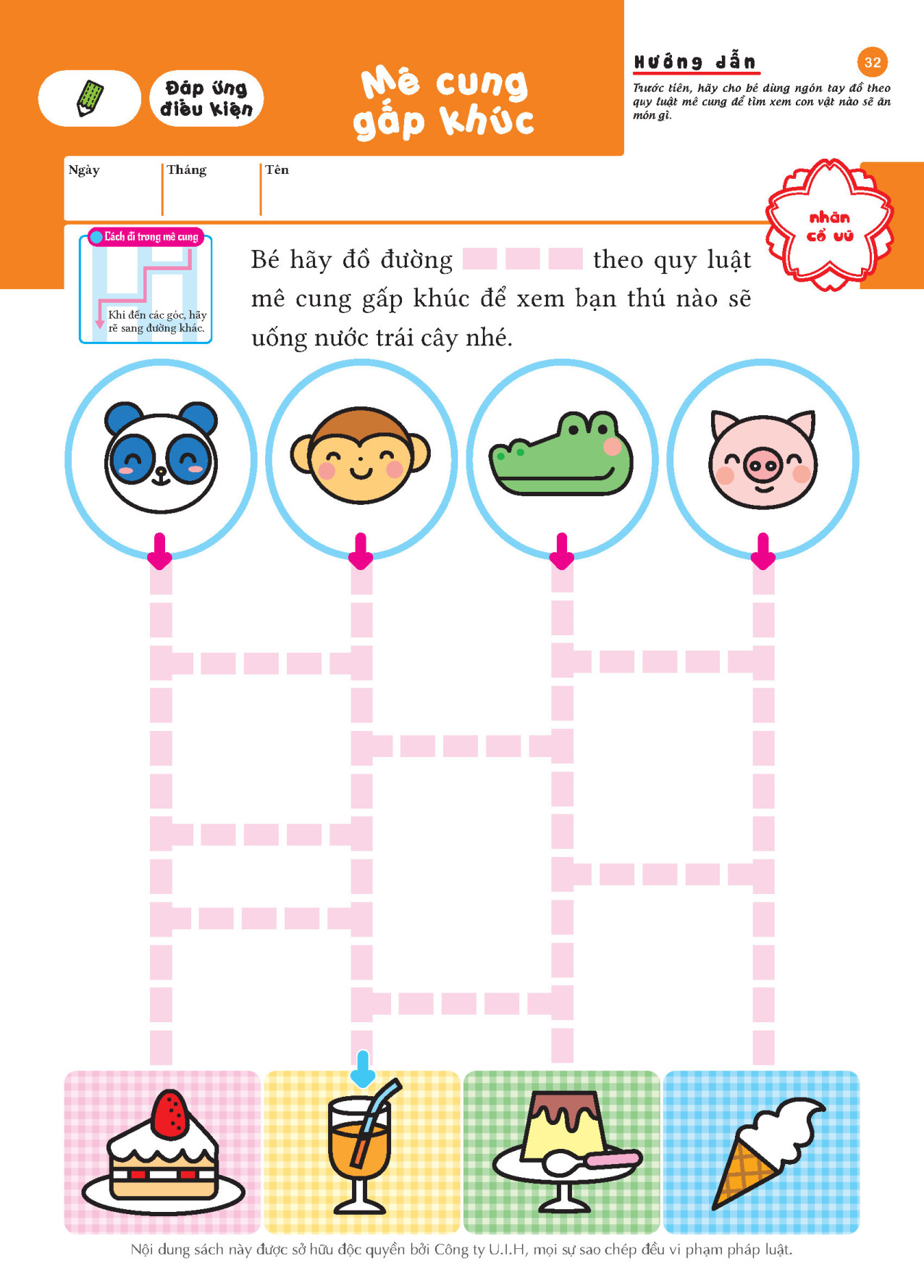 SÁCH THIẾU NHI CHO TRẺ 3-4 TUỔI _ TRÒ CHƠI MÊ CUNG_Mê cung