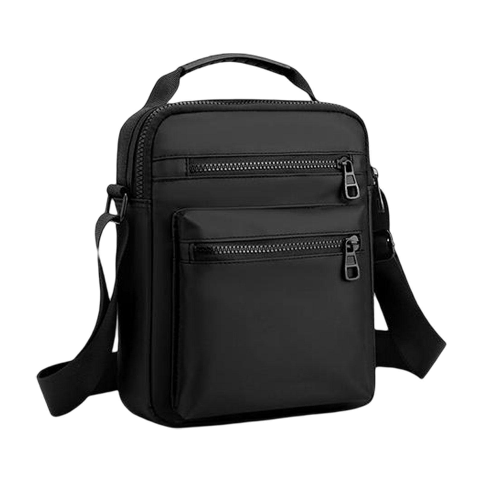 Men's Bag Shoulder Bags Gift for Family Friends Zipper Birthday Party Utility Cross Body Bag Satchel Bag for Traveling Work Hiking