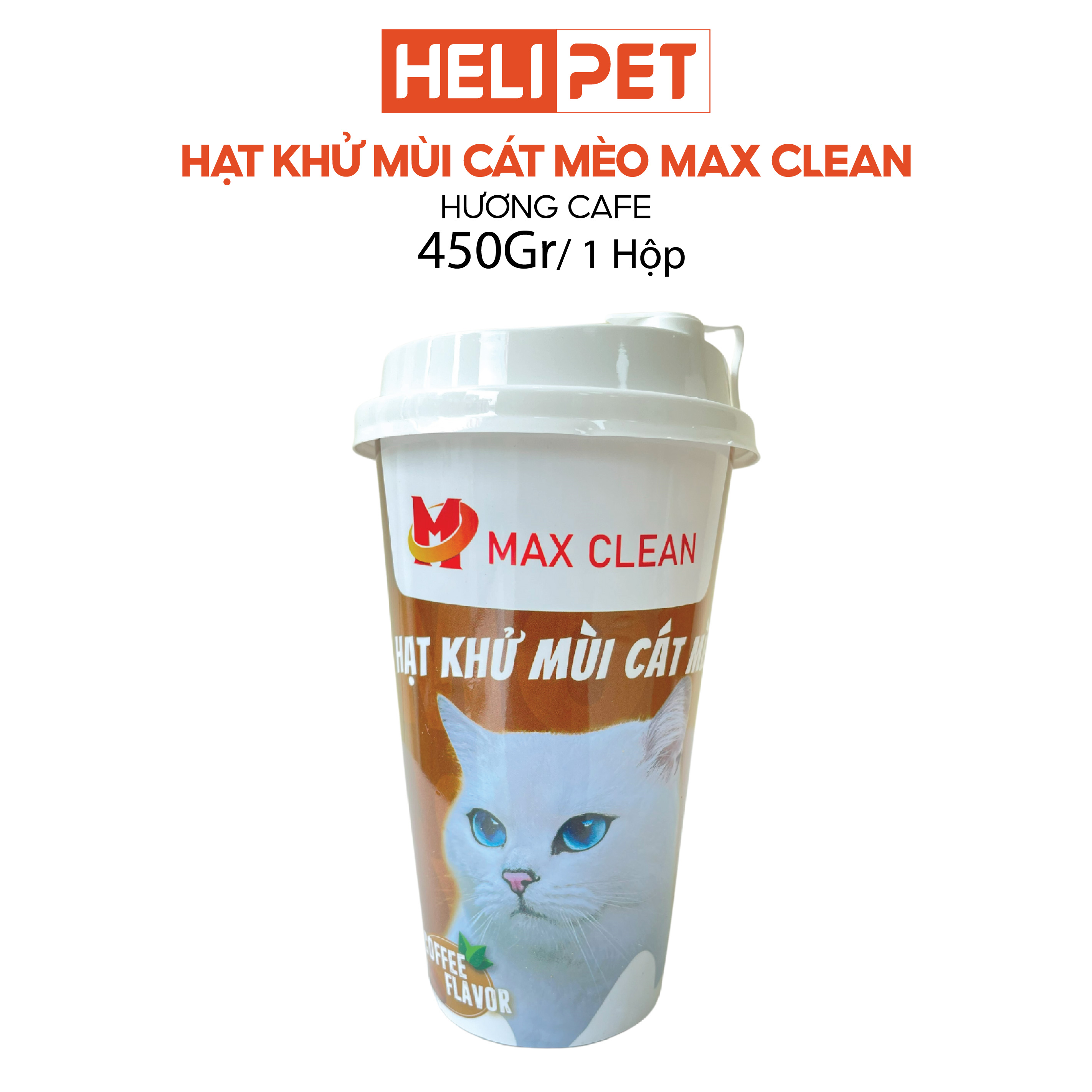 Hạt Khử Mùi Cát Mèo, Cát Vệ Sinh Cho Mèo Max Clean - HeLiPet