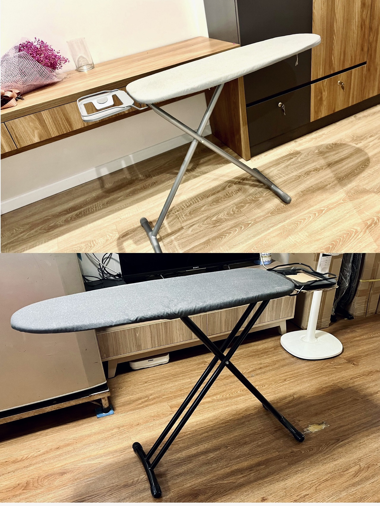 Bàn để ủi quần áo kiểu đứng - size nhỏ 1.2m