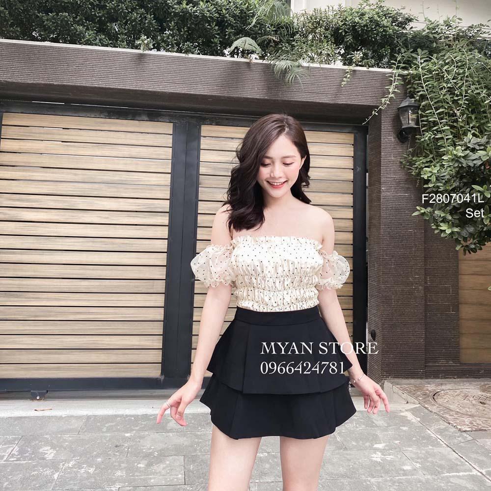Chân váy 2 tầng siêu hot có quần chống lộ
