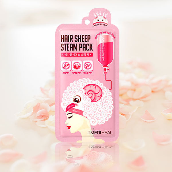 Combo 5 Mặt Nạ Hấp Tóc Phục Hồi, Nuôi Dưỡng Tóc Mềm Mượt Mediheal Hair Sheep Steam Pack 40g x5