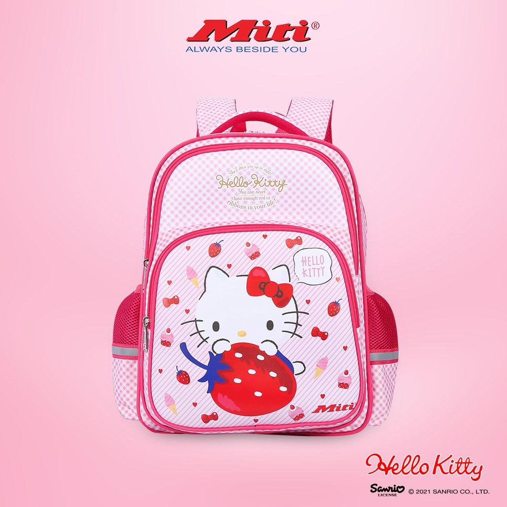 Balo Học Sinh Hello Kitty Siêu Nhẹ Dành Cho Bé Gái BL1078WL_KIT1