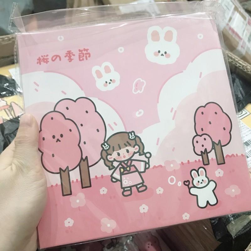Hộp 100 tờ sticker INFELLME không trùng mẫu siêu dễ thương