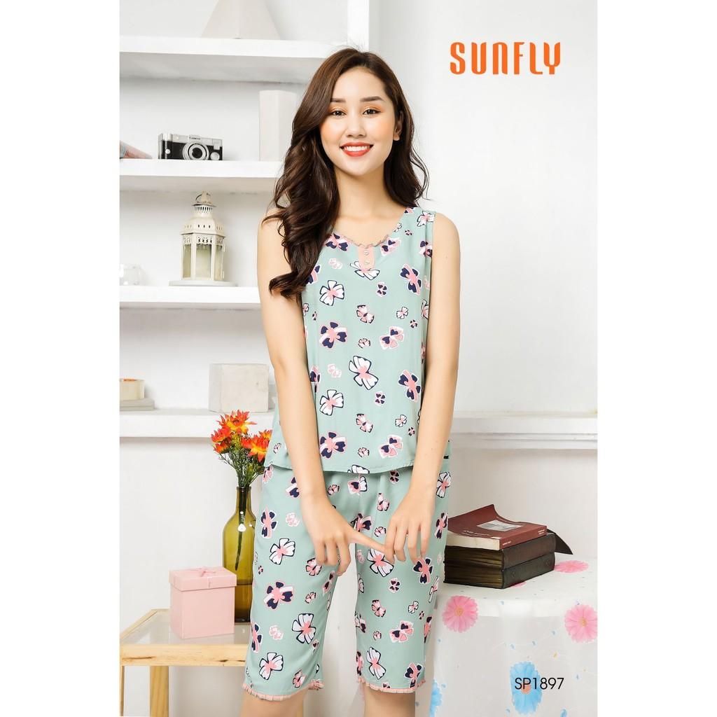 SP1897 ĐỒ BỘ MẶC NHÀ LANH ÁO SÁT NÁCH QUẦN TRÊN GỐI