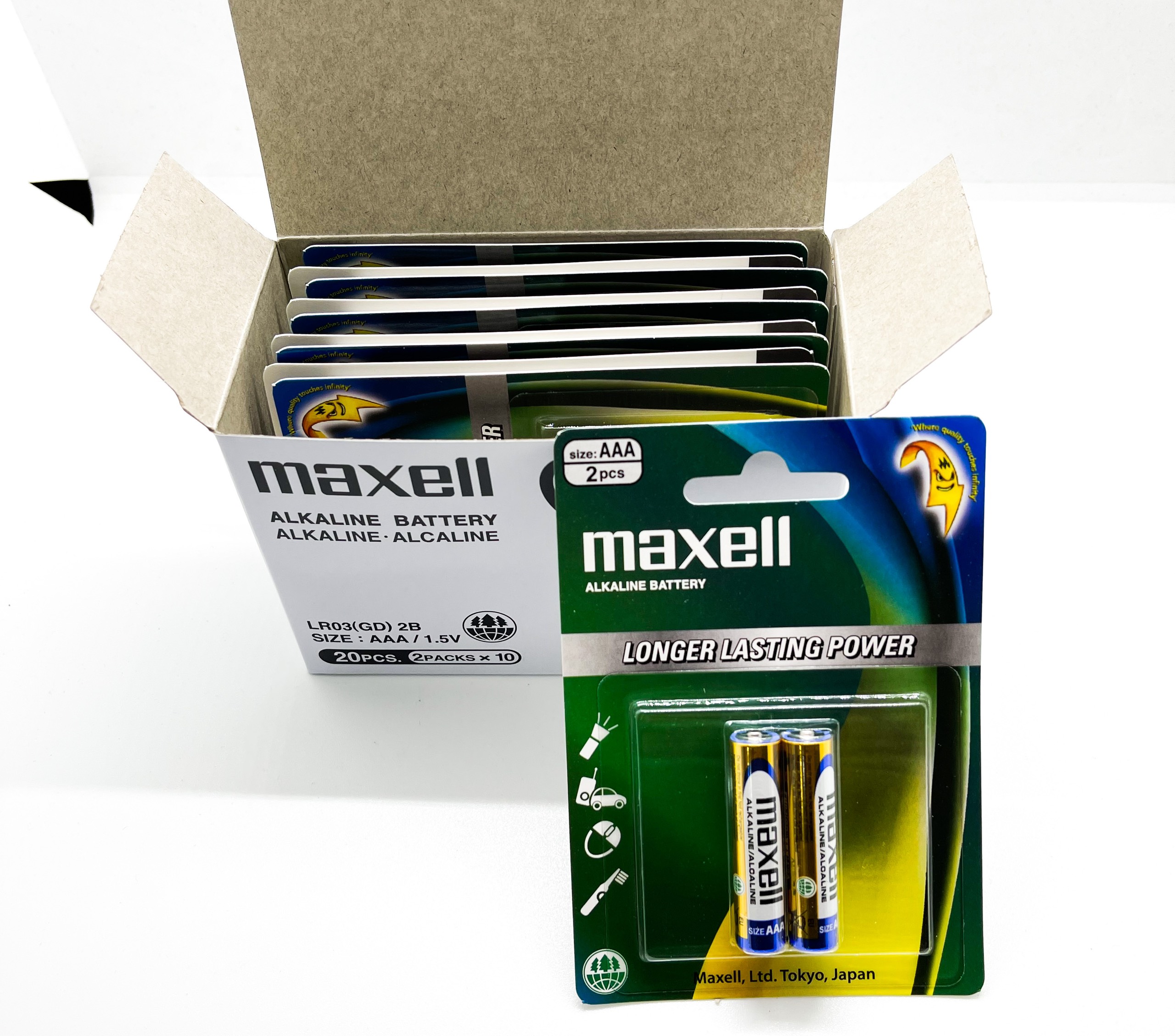 Hộp 20 Viên Pin AA / AAA Maxell Alkaline 1,5V - Hàng chính hãng