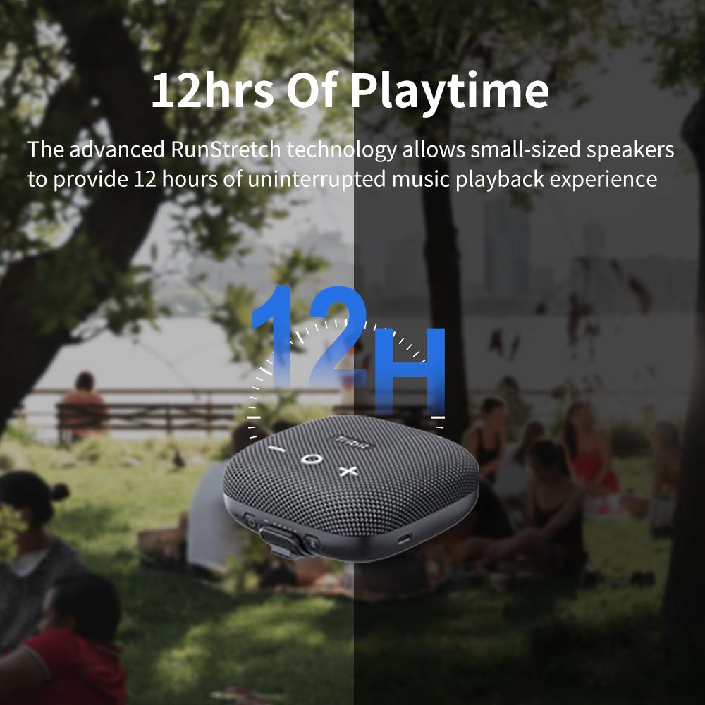 Tribit Stormbox Micro 2 loa bluetooth di động Deep Bass IP67 không dây không dây ngoài trời loa nhỏ để đi xe đạp, màu sắc đi bộ đường dài: màu đen
