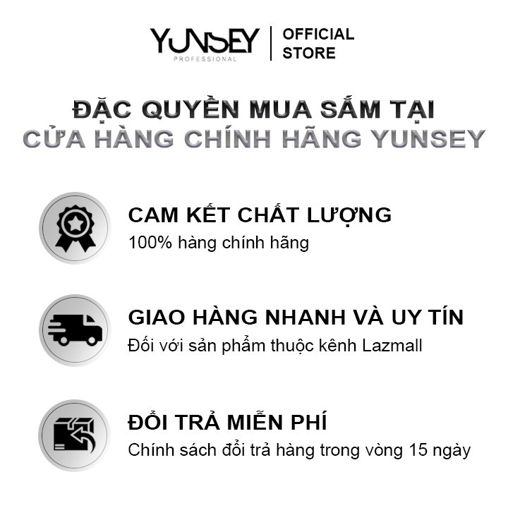 Dầu gội Yunsey hương bạc hà dành cho mọi loại tóc 1000ml