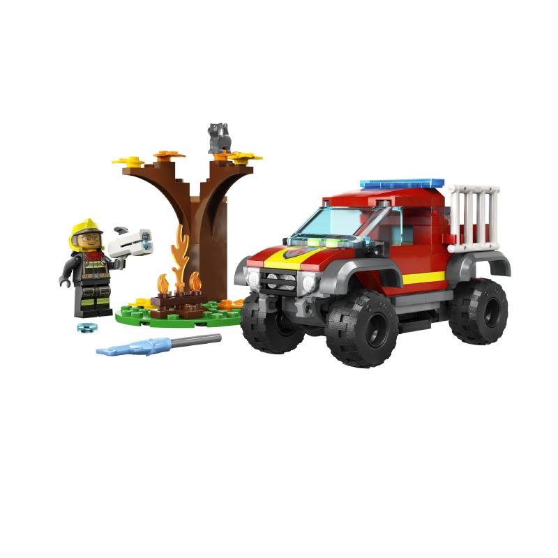 Đồ Chơi Lắp Ráp LEGO City Xe Chữa Cháy 4X4 60393