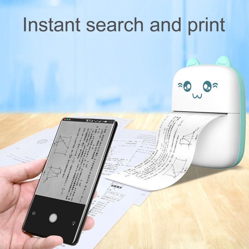 Giấy in nhiệt dành cho dòng máy Mini Printer con mèo