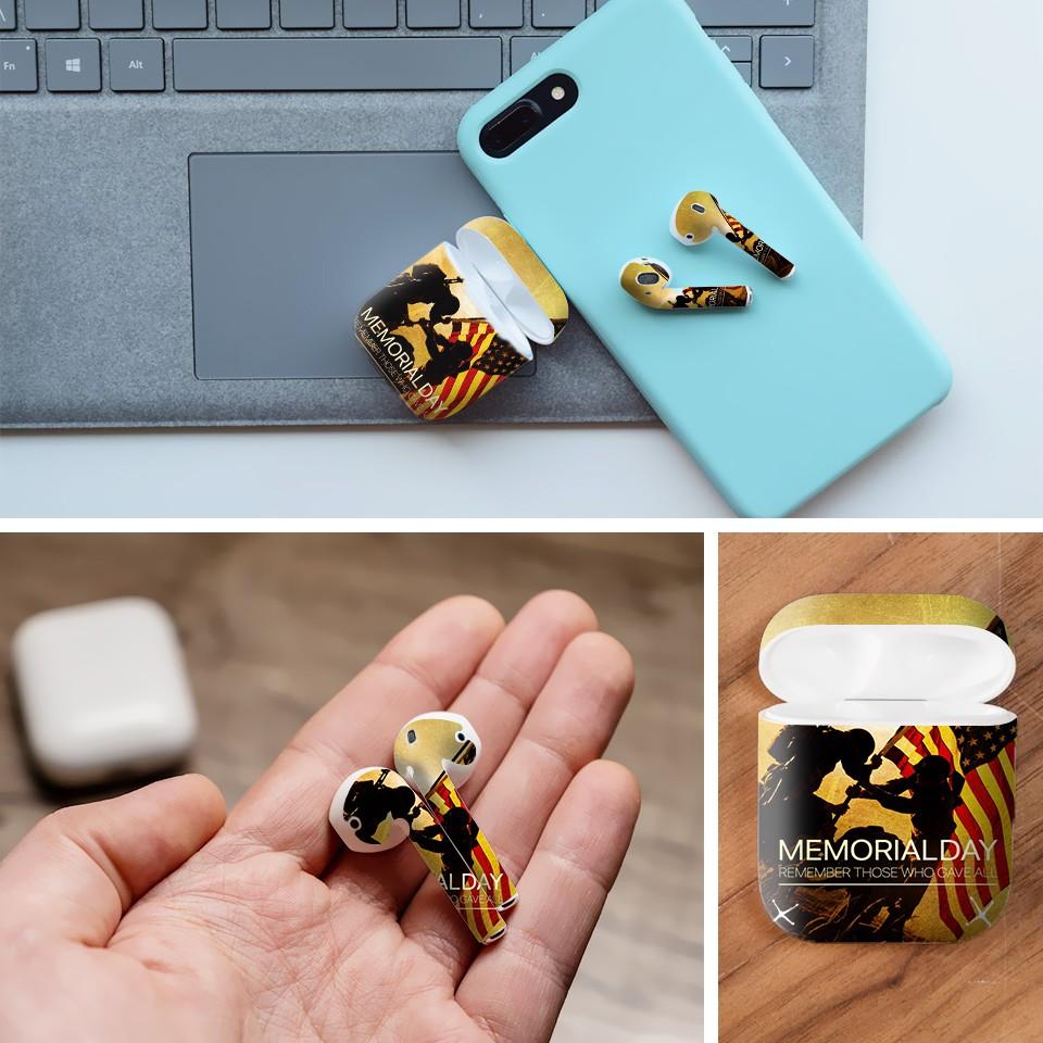 Miếng dán skin cho AirPods in hình thiết kế - atk034 (AirPods 1, 2, Pro, i12)