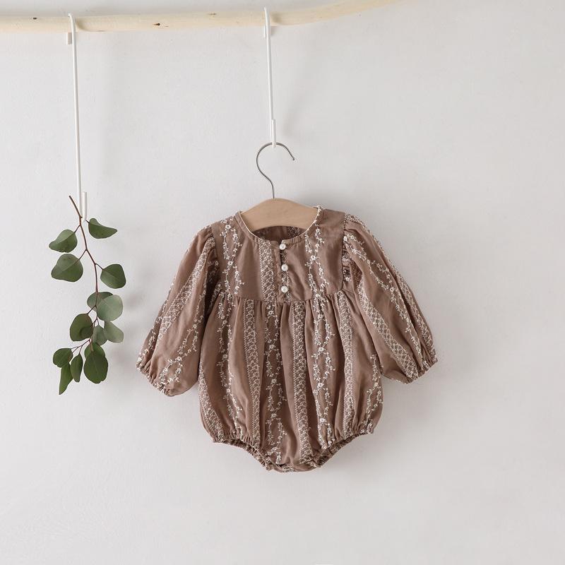 L 2021 Cho Bé Quần Áo Quần Áo Sơ Sinh Cho Bé Gái BodysuitsMột Mảnh