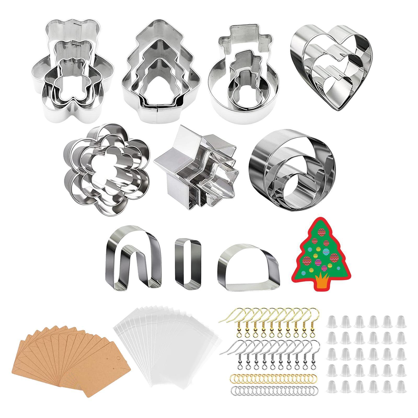 Polymer Clay for Earrings Jewelry Making Clay Cutting Tools Shapes