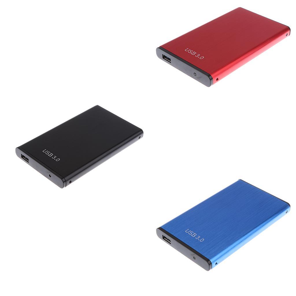 USB3.0 SSD SATA External 2.5" Hard Disk Storage Box Enclosure Case Red
