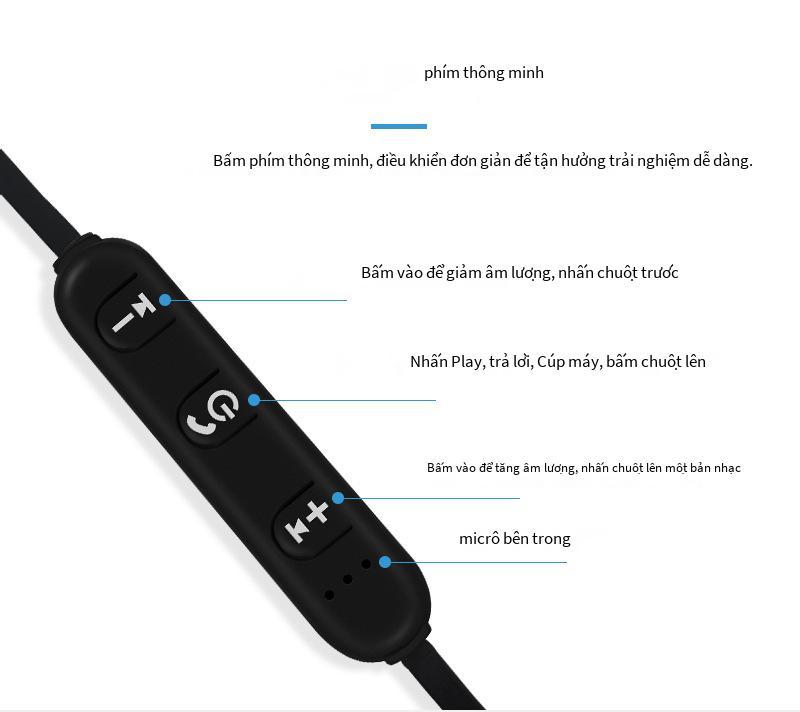 Khuyến mại Tai nghe Bluetooth S6 BT-01 Thể thao Big Horn Tai nghe Bluetooth 4.1 tai nghe không dây âm thanh nổi hai bên tai
