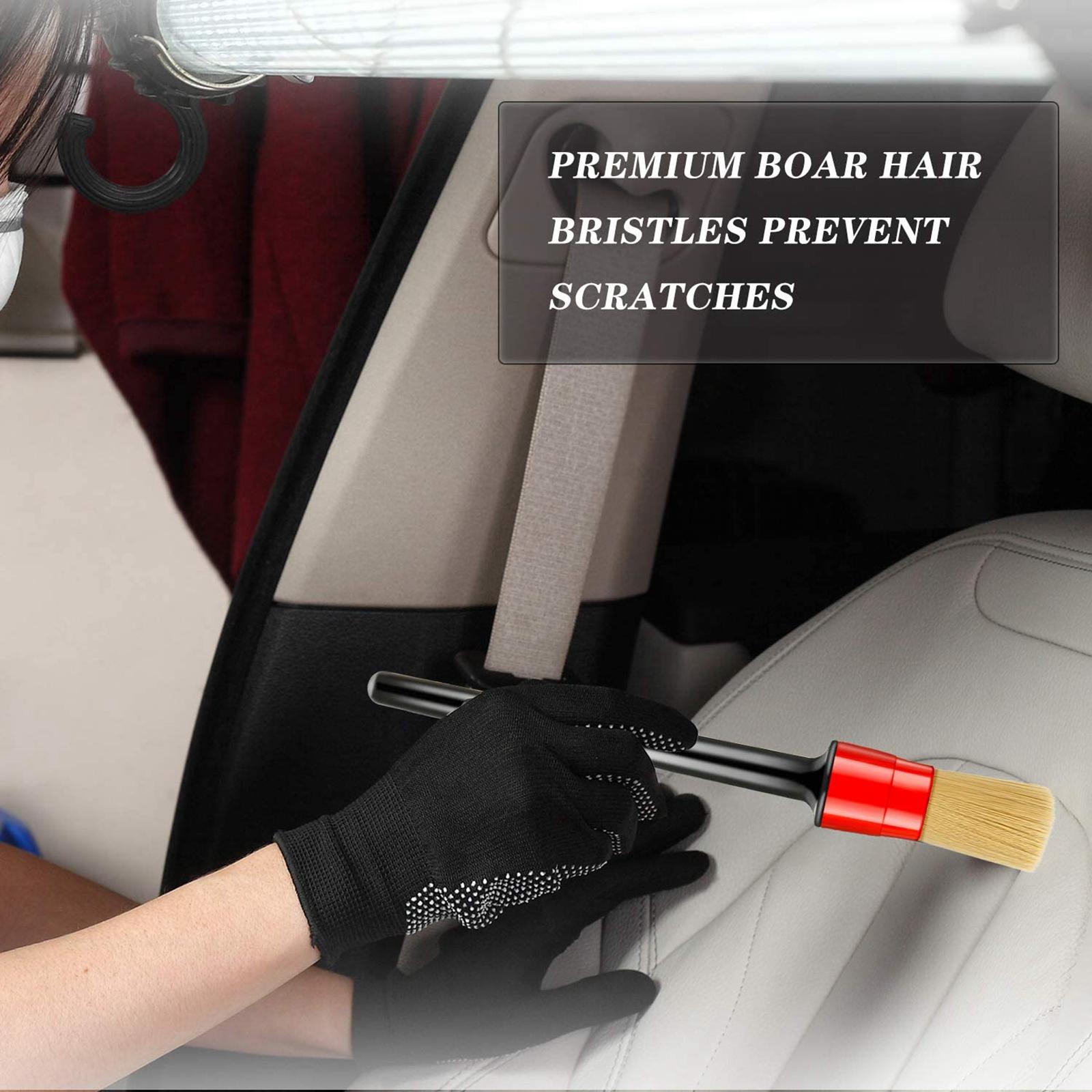 10Pieces Wheel & Tire Brush Car Detailing Kit for Car Alloy Wheel Air Vent