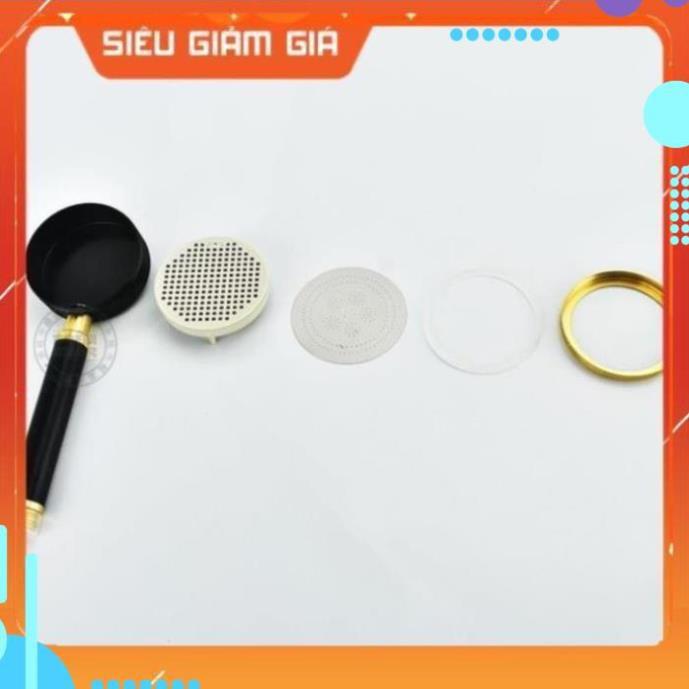 Bộ vòi sen tăng áp 300% bằng hợp kim nhôm chống oxi hóa , chống rỉ sét màu vàng đen sang trọng 206779