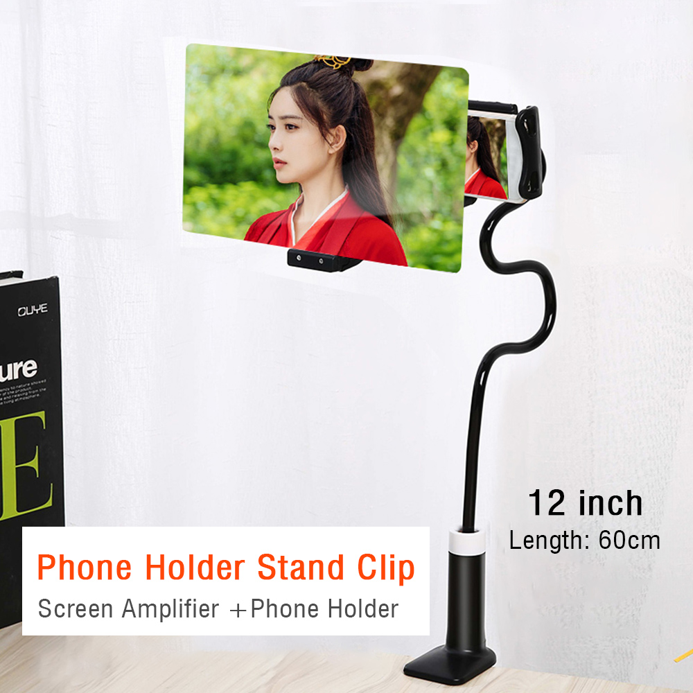 Giá Đỡ Bộ Khuếch Đại Màn Hình 8/12 Inch Bàn Đứng Xoay 360 Độ Linh Hoạt