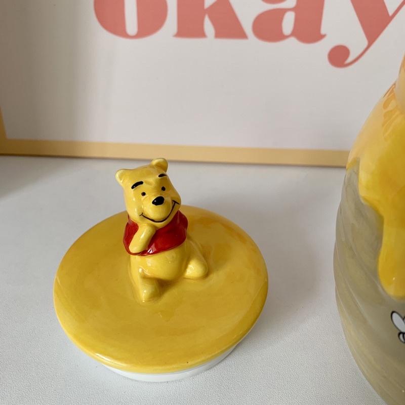Cốc Ly Uống Nước Có Nắp Đậy In Hình Gấu Pooh