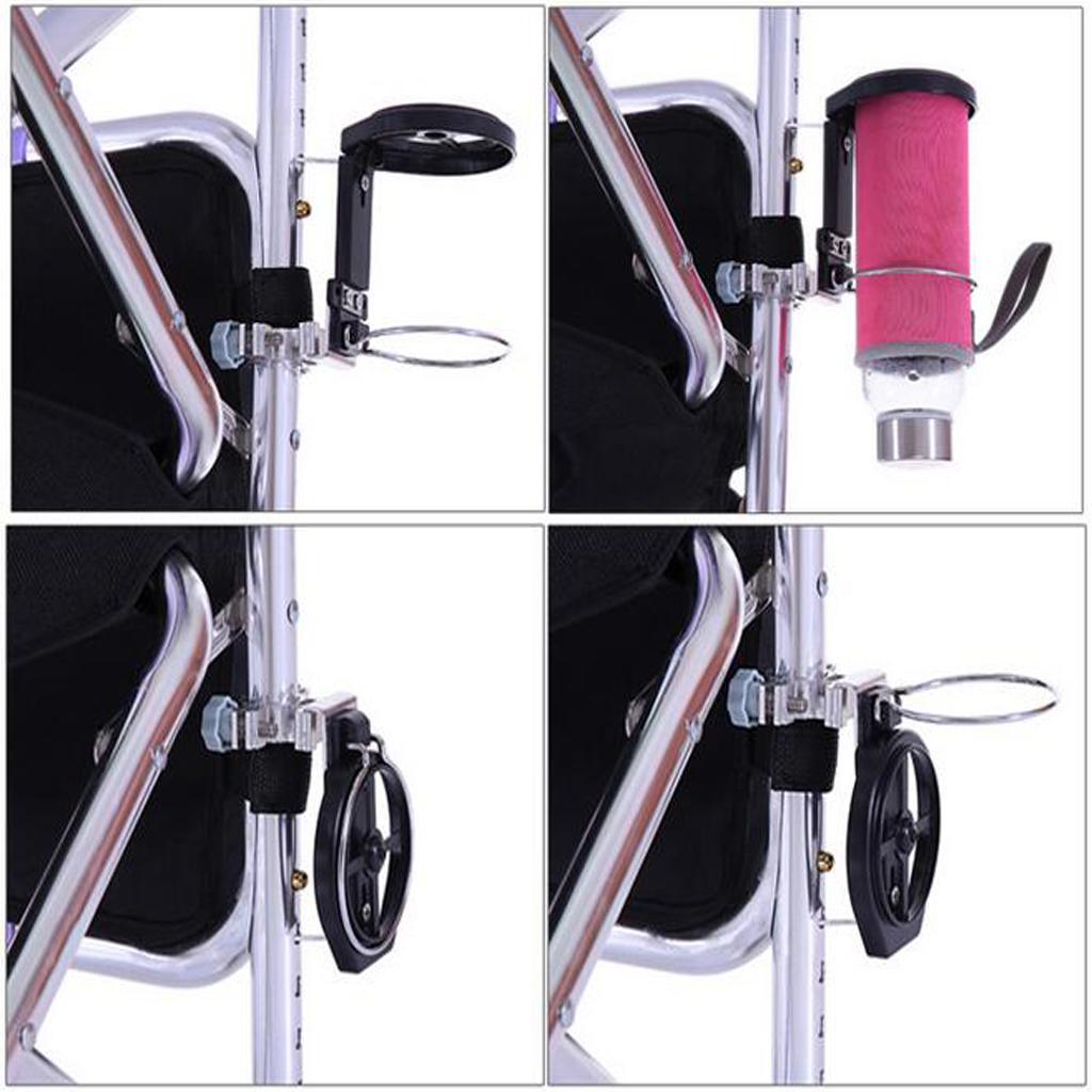 Stainless Steel Foldable Cup Holder Bracket Support for Fishing Chair