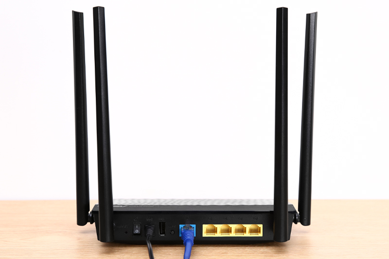 Bộ Phát Sóng Wifi Router Chuẩn AC1500UHP Băng Tần Kép Asus AC1500 Đen - Hàng chính hãng