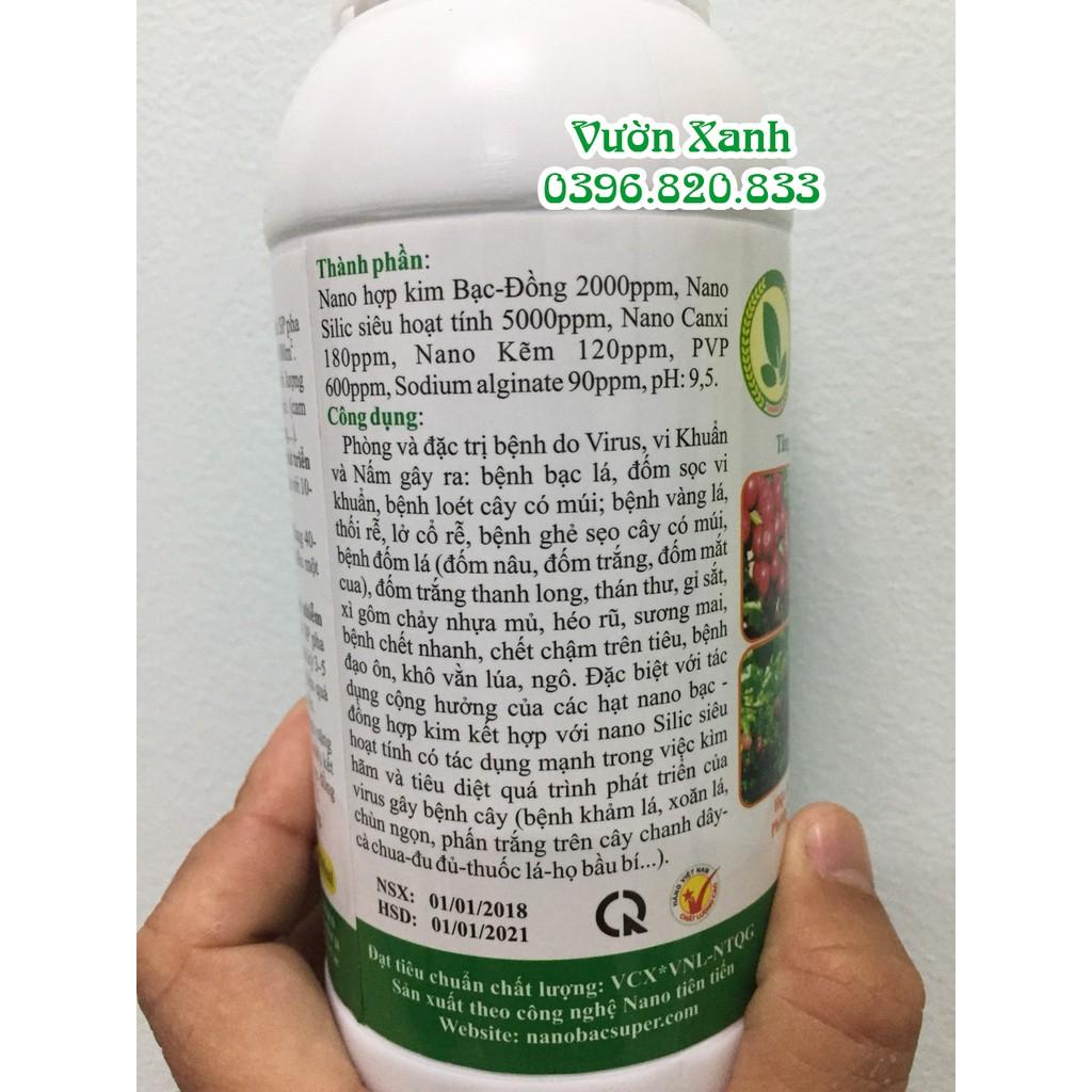 Combo Nano Bạc Đồng Super- Nano Đồng Oxyclorua trị bệnh nấm virut toàn diện