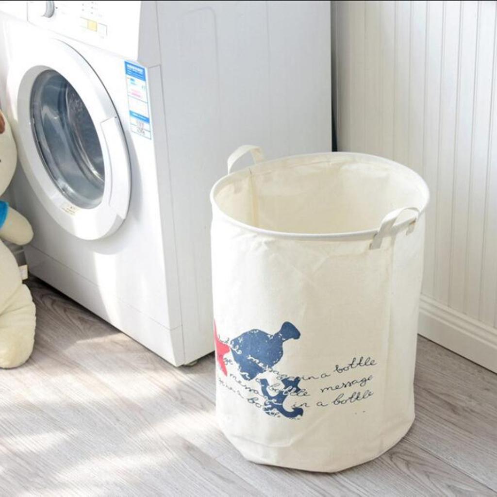Large Children Room Toys Clothes Storage Basket Hamper Organizer