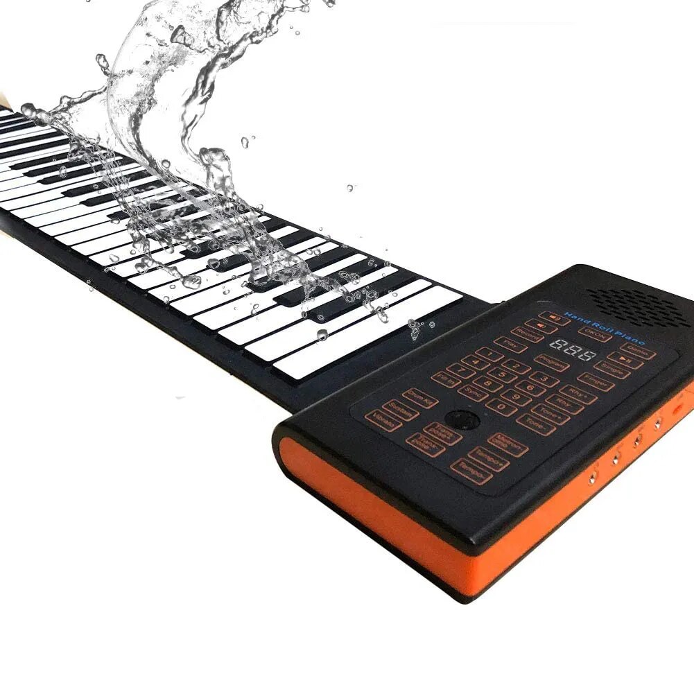 Đàn Piano Phím Cuộn 88 Keys Roll up Piano W Pedal Numeric Portable Keyboard