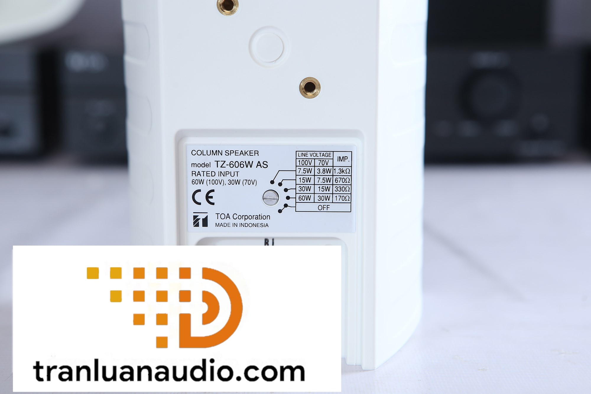 Loa cột 60W Toa TZ-606W AS (Hàng chính hãng)