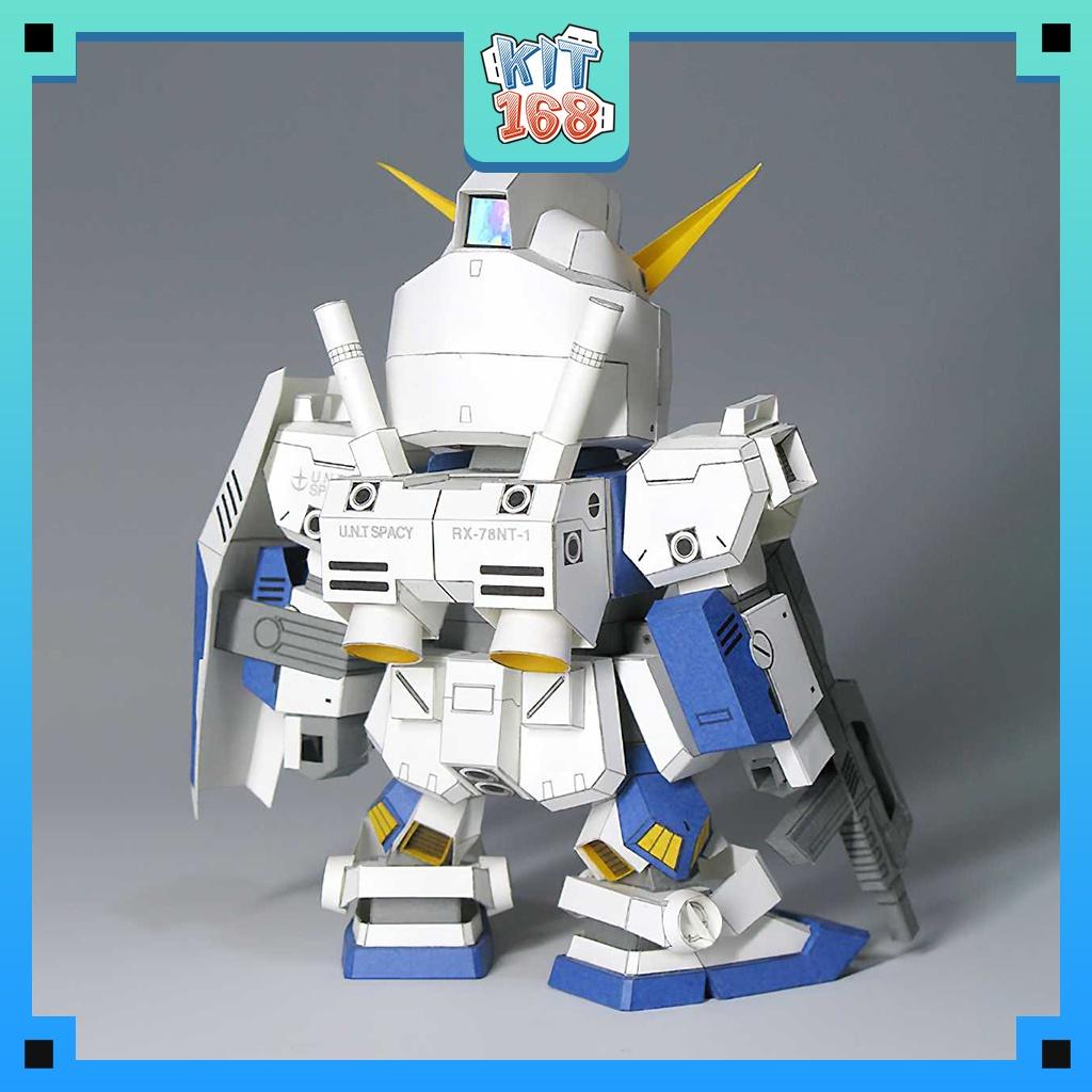 Mô hình giấy Anime Game Robot Gundam SD RX-78-NT2 Alex