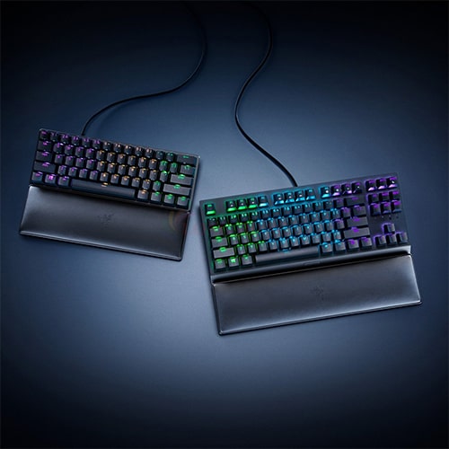 Tấm kê tay bàn phím Razer Ergonomic Wrist Rest for Mini Keyboards RC21-01720100-R3M1 - Hàng chính hãng