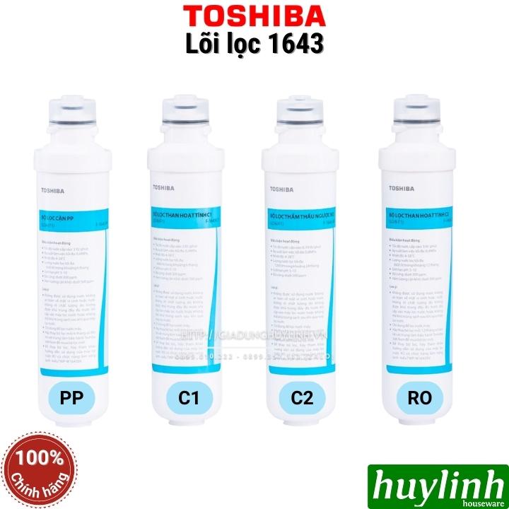 Lõi lọc nước Toshiba F-1643 [PP - C1 - C2 - RO] (dùng cho TWP-W1643SV) - chính hãng