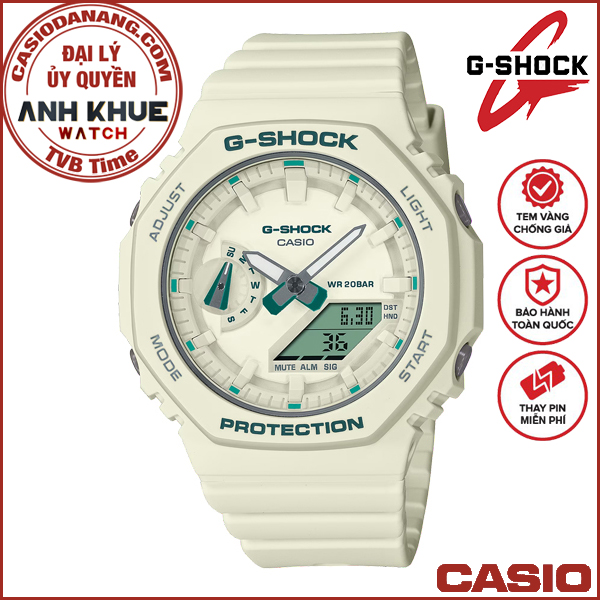 Đồng hồ nữ dây nhựa Casio G-Shock chính hãng GMA-S2100GA-7ADR (42mm)