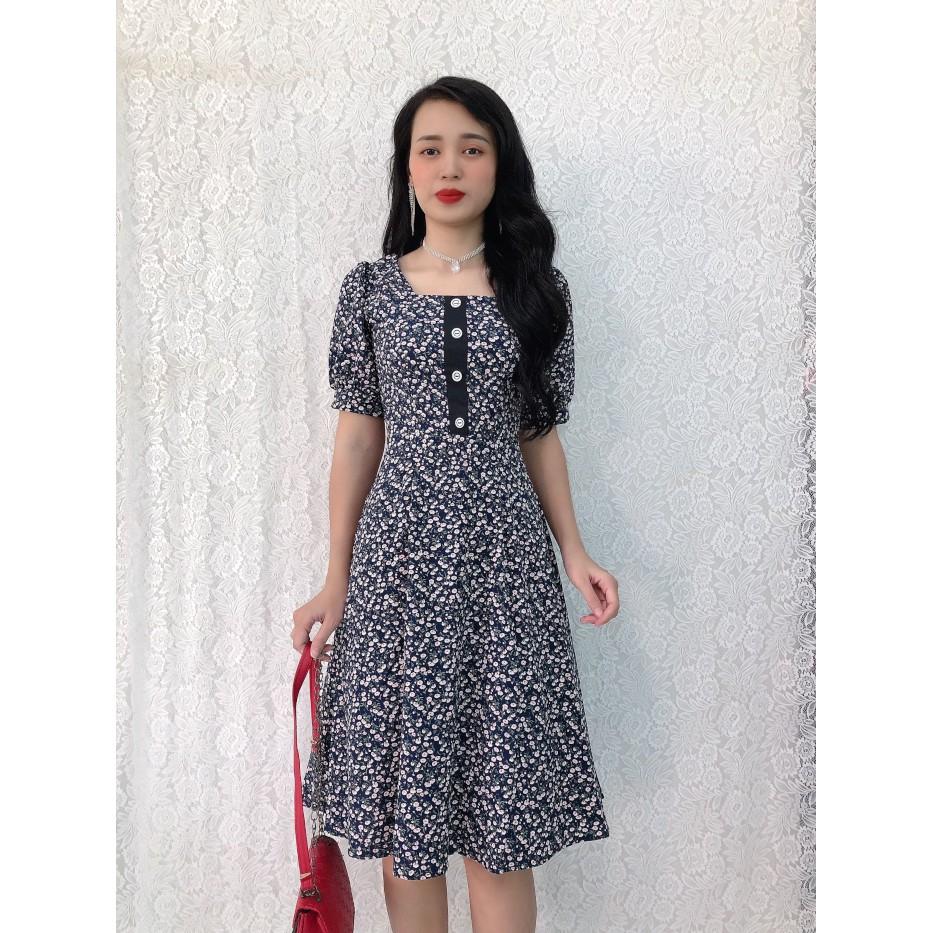 Đầm Xòe Hoa Nhí
