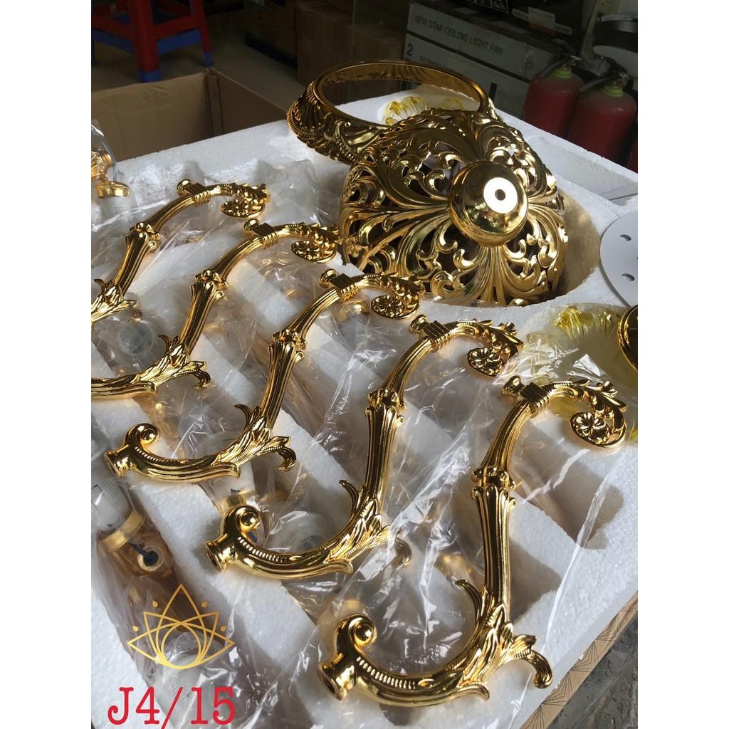 Đèn chùm trang trí phòng khách 15 tay
