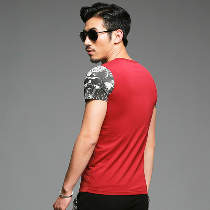 Áo thun in hình đầu lâu Mã: NT2475