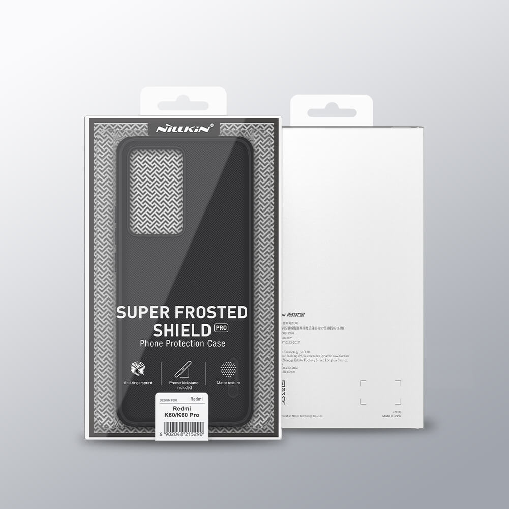 Ốp lưng dành cho Redmi K60 - K60 Pro - Poco F5 Pro cao cấp Nillkin Frosted Shield Pro - Hàng nhập khẩu