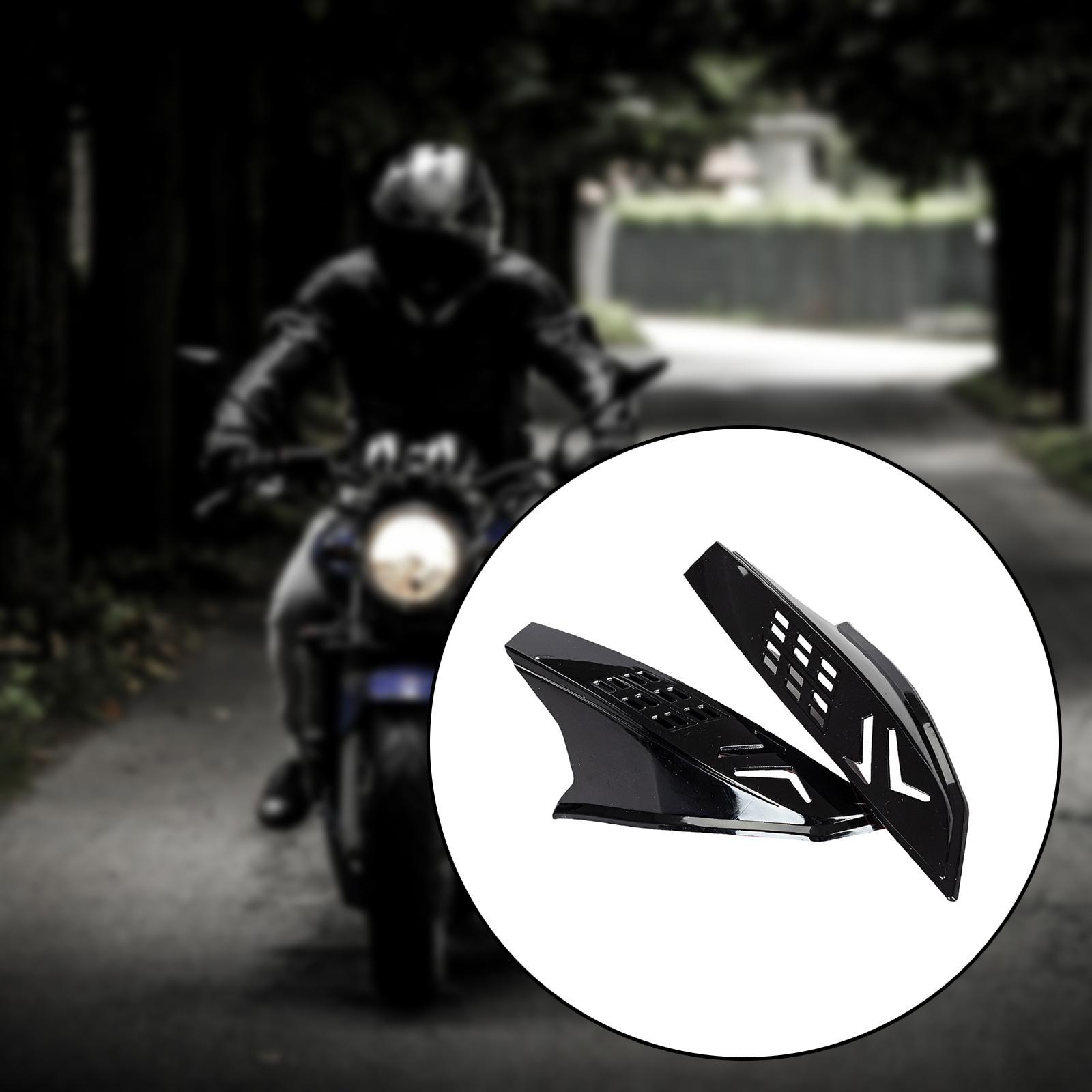 Motorcycle Ears Protective Decorative Parts Black