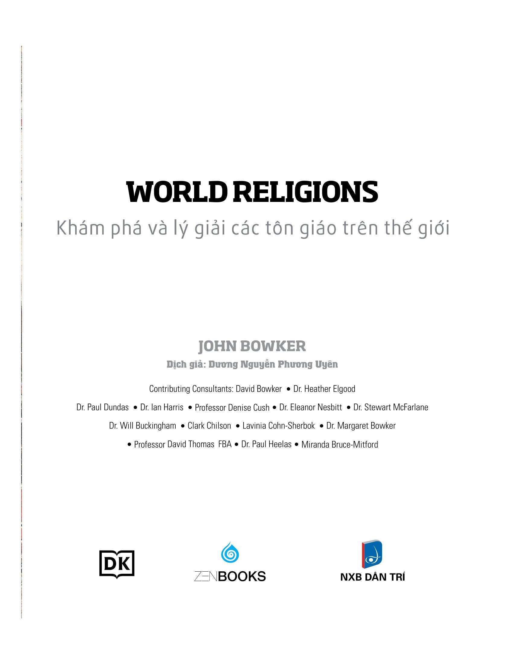 World Religions - Tôn Giáo Thế Giới - Khám Phá Và Lý Giải Các Tôn Giáo Trên Thế Giới - Bìa Cứng