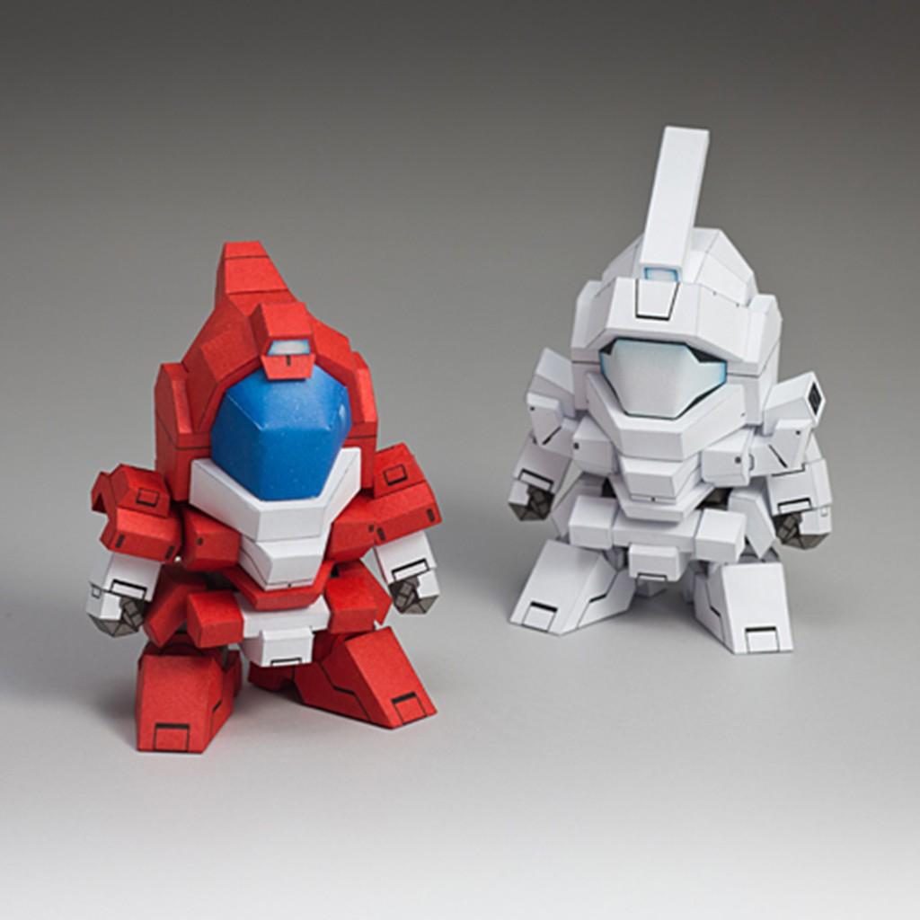 Mô hình giấy Robot SD 5cm Gundam ver 3