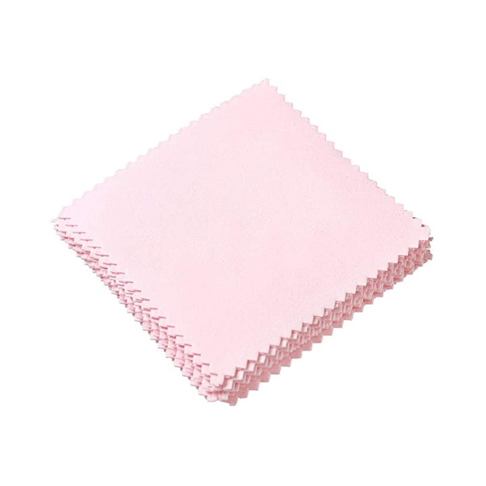 10Pcs Jewelry Cleaning Polishing Cloth Wiping Cloth for Rings Silverware