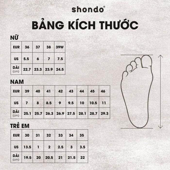 Dép Shondo Trendy xanh ngọc in chữ nổi bật