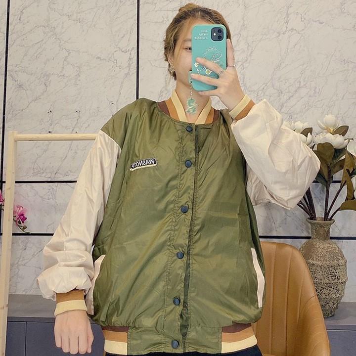ÁO KHOÁC DÙ Bomber 2 Lớp lót Das Nam Nữ M1680 Chống Nắng Nước