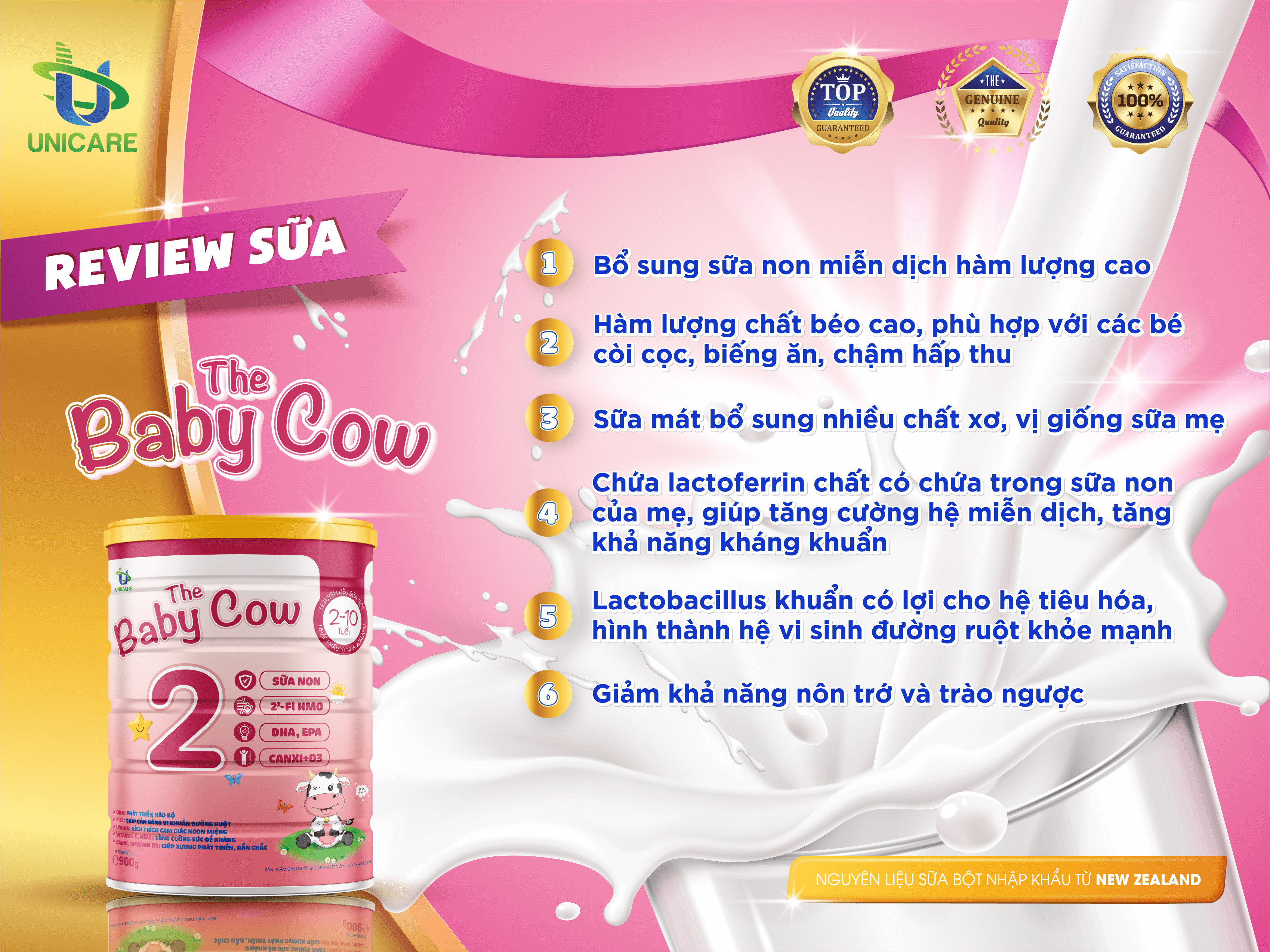 Combo 2 lon Sữa Non The Baby Cow 2 (900gr)