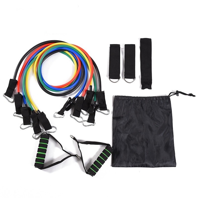 Bộ 5 Dây Ngũ Sắc Đàn Hồi Tập Thể Hình, Tập Gym -Cam Kết Hàng Chính Hãng Loại 1