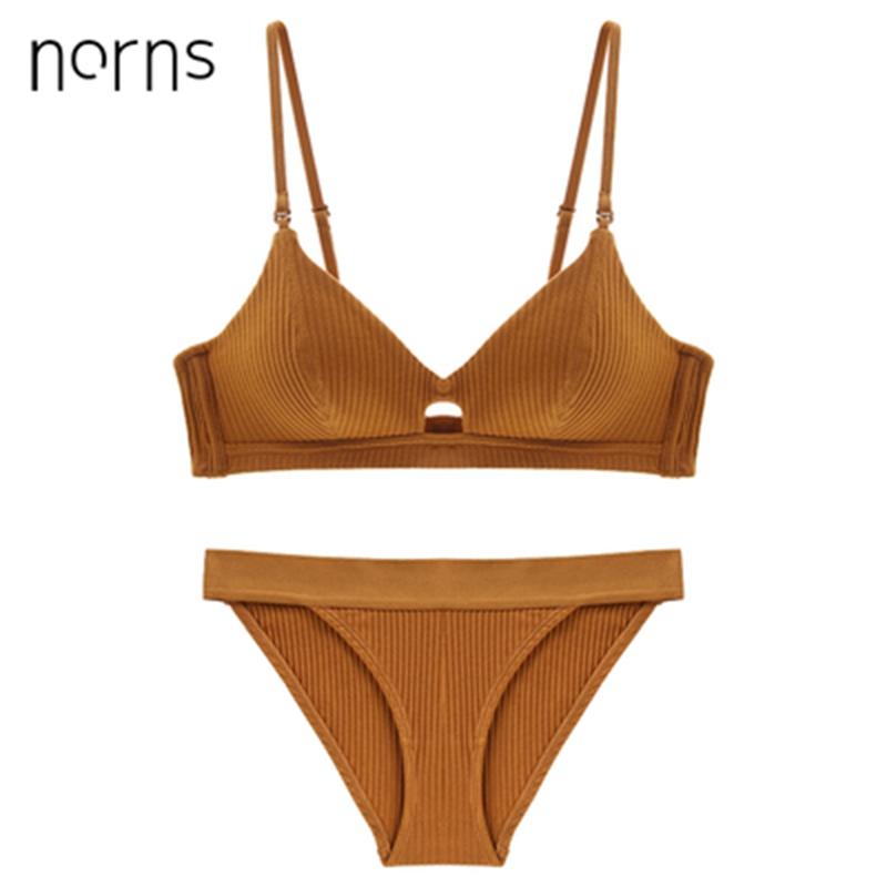 Norns Gợi Cảm Nữ Áo Ngực Đệm Mút Mỏng Áo Bralette Đẩy Lên Áo Ngực Và Quần Tam Giác Áo Cúp Ngực Quần Lót Thoáng Khí Quần Lót Chuyền