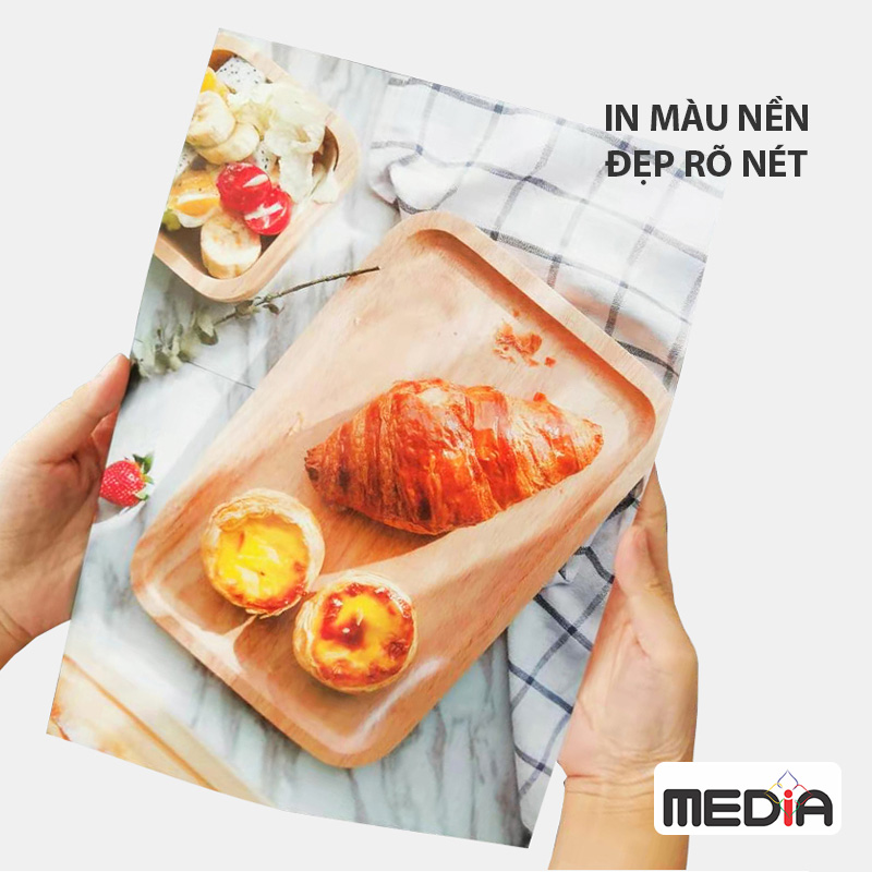 Giấy In Nhãn Dán Media 1 Mặt Bóng A4 135gsm 50 Tờ - Hàng chính hãng