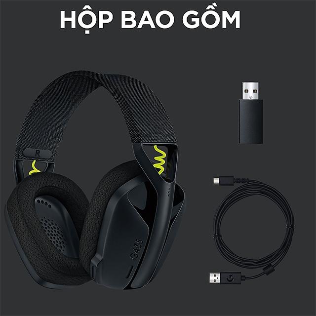 Tai nghe chơi game không dây wireless Logitec G435 LightSpeed